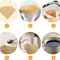EcoFriendly Cone Paper Coffee Filters 24 Cup Disposable Drip PourOver Se 1