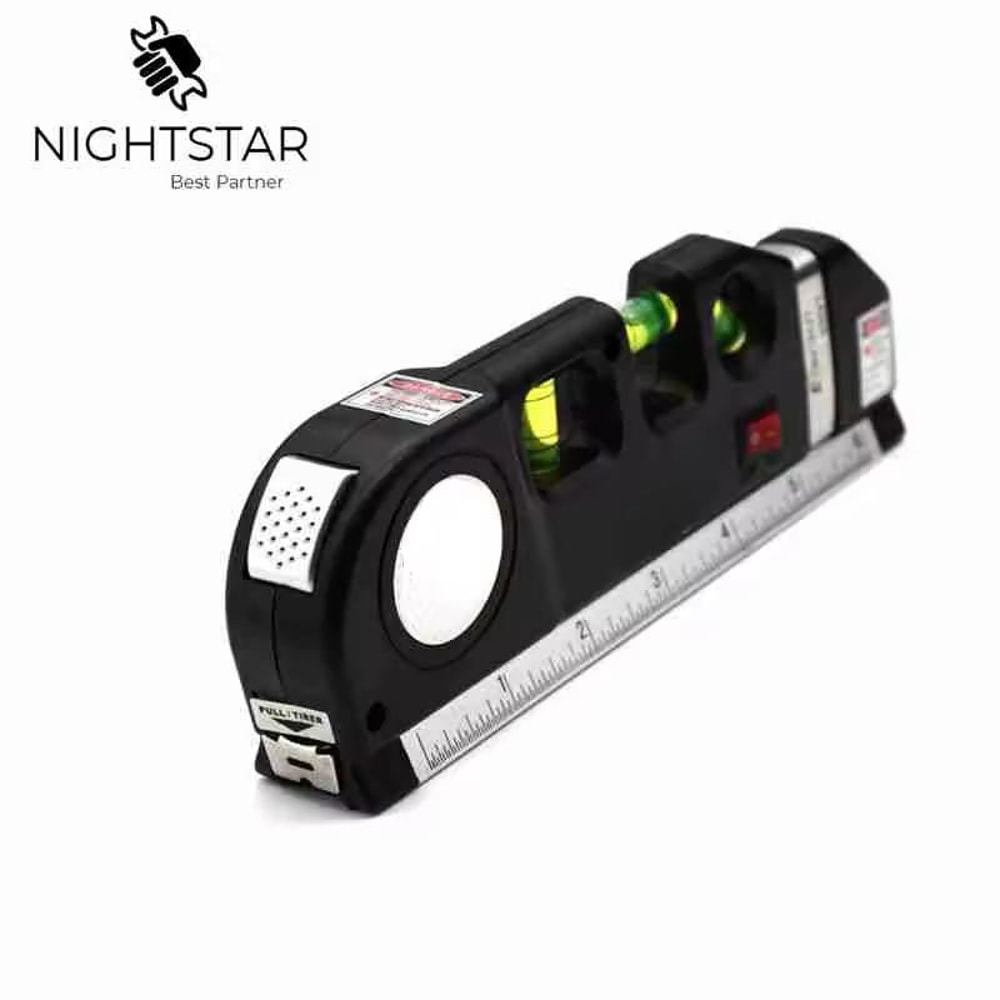 PrecisionPro 8Ft Laser Level Measuring Tape Horizontal Vertical Aligner Standard Metric 3