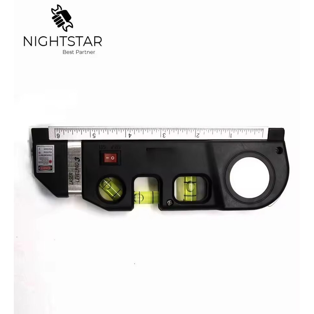 PrecisionPro 8Ft Laser Level Measuring Tape Horizontal Vertical Aligner Standard Metric 4