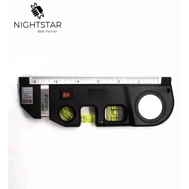 PrecisionPro 8Ft Laser Level Measuring Tape Horizontal Vertical Aligner Standard Metric 4