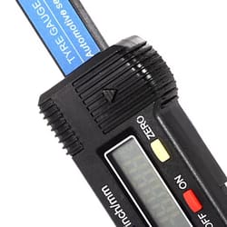 pro-grade digital tire & depth gauge caliper (0–25 mm)