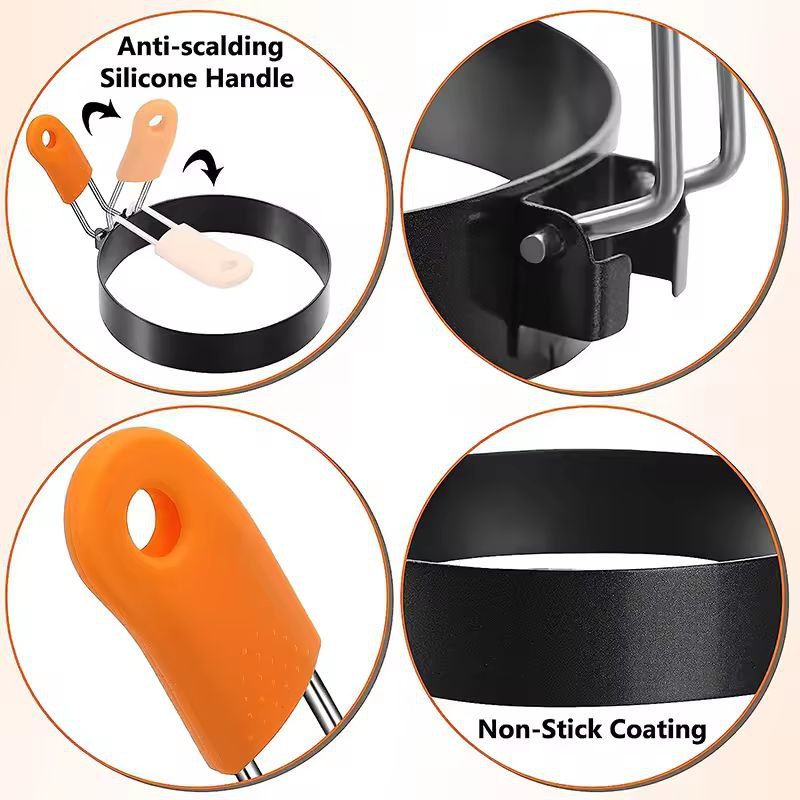 Gourmet ShapeMaster Pancake Egg Mold Set 2