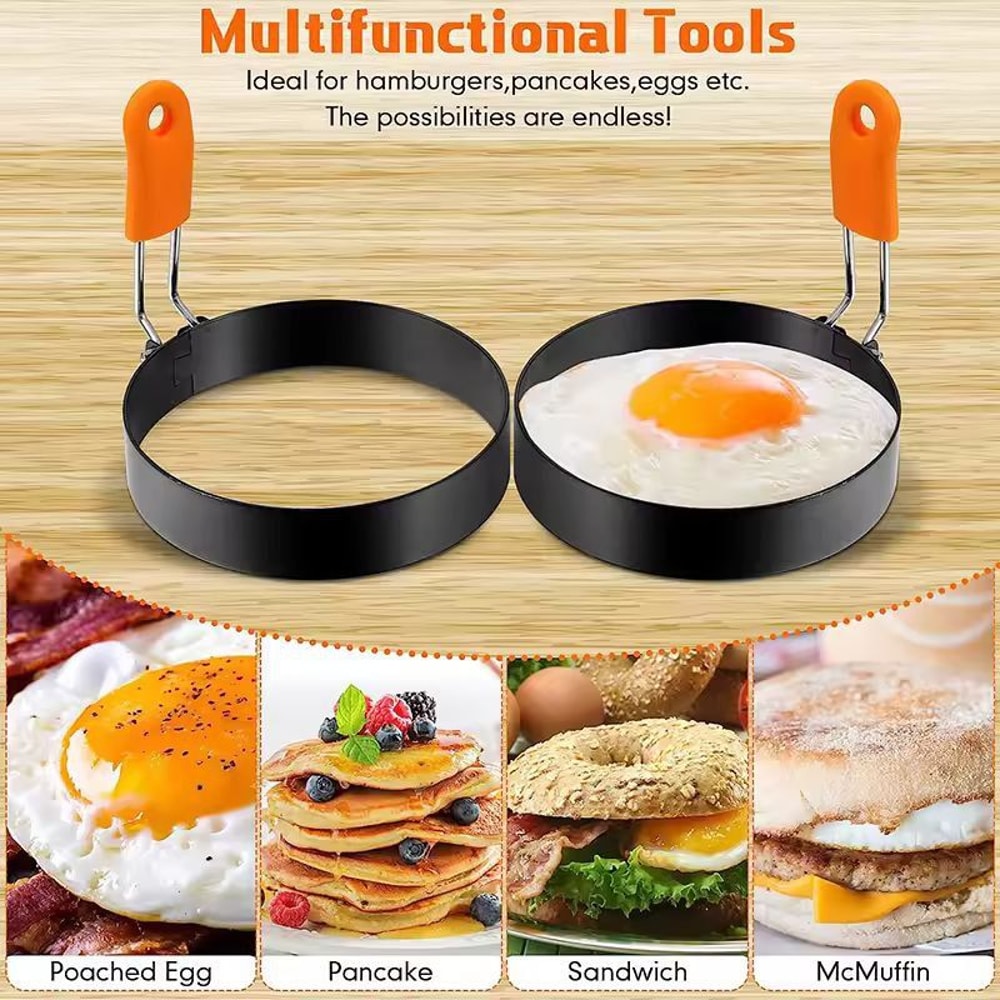 Gourmet ShapeMaster Pancake Egg Mold Set 3