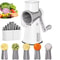 Compact 5in1 Rotary Cheese Grater Mandoline Slicer Multifunctional Vegetable Slicer Nut Chopper 0