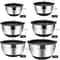 Premium Stainless Steel Mixing Bowl Set With Lids NonSlip Bases 2
