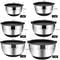 Premium Stainless Steel Mixing Bowl Set With Lids NonSlip Bases 2