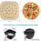 LMETJMA Premium Air Fryer Parchment Paper Liners 100Pack Perforated Square Sheets 1