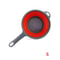 Silicone Collapsible Kitchen Colander SpaceSaving Pasta Veggie Strainer With Handle 11