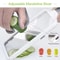 LMETJMA Adjustable Mandoline Vegetable Slicer Cheese Grater 0
