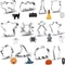 Festive Halloween Cookie Cutter Set 12Piece Stainless Steel Bat Ghost Pumpkin Shapes 0