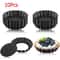 LMETJMA 8 Cm Nonstick Mini Tart Pans RemovableBottom Egg Tart Cupcake Molds 9