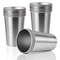 Premium Stainless Steel Pint Cup Set Durable Reusable Metal Tumblers For Everyday Use 0