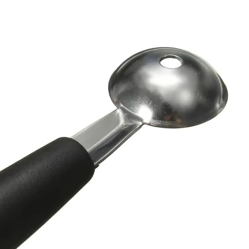 Premium DoubleEnded Melon Baller IceCream Scoop Stainless Steel Fruit Ball Spoon 5