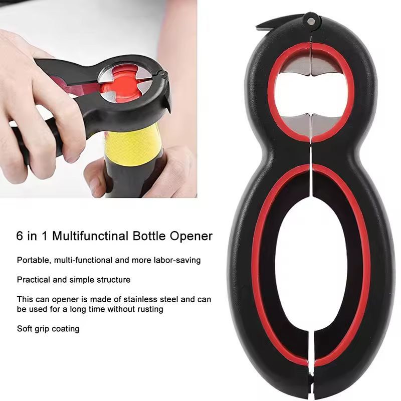 Essential 6in1 AllPurpose Bottle Jar Opener 4