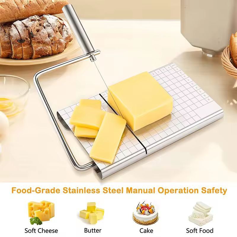 UltraSlice Adjustable Wire Cheese Cutter Block Board 2