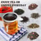 Elegant Stainless Steel Loose Leaf Tea Infuser Large Mesh Basket With Double Handles Lid 5