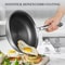 Premium StainlessSteel Hybrid Nonstick Frying Pan PFOAFree Skillet 3