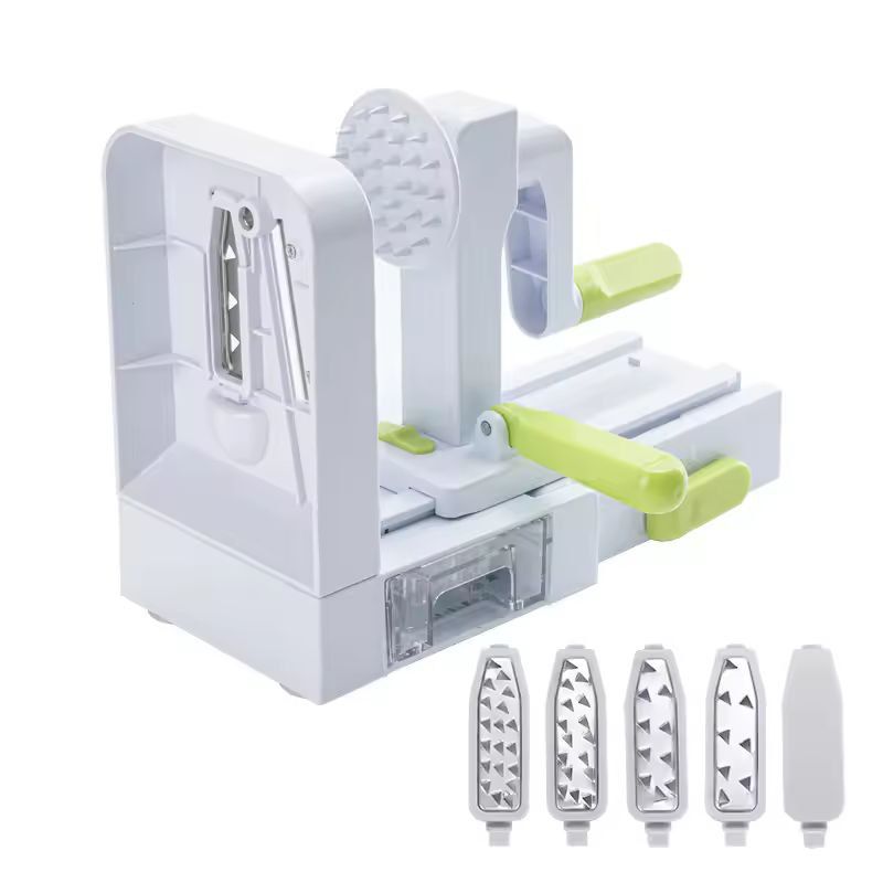 SmartPrep 5in1 Vegetable Spiralizer Slicer Foldable Veggie Pasta Cheese Grater 6