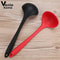 Silicone FlexHandle Ladle HeatResistant NonStick Soup Sauce Spoon 0