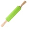 SiliconeCoated NonStick Rolling Pin With Wooden Handles Easy Dough Roller Pastry Tool 8