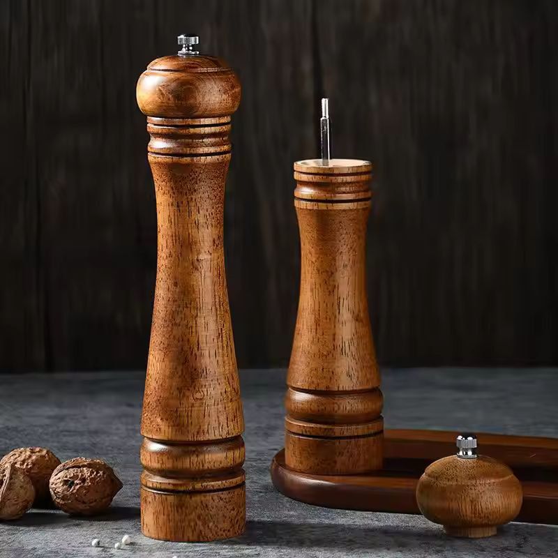 Handheld Adjustable Spice Grinder Premium Salt Pepper Mill 5810 In 1