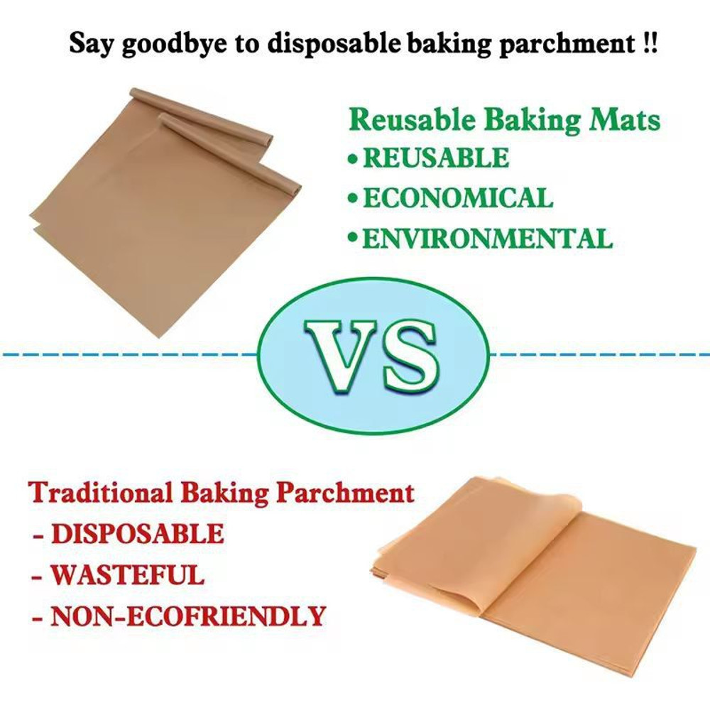 Premium Reusable NonStick Baking Mat Sheets 0