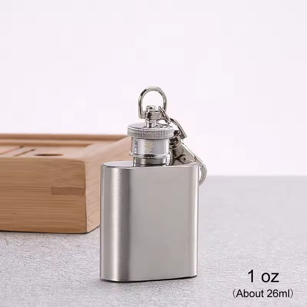 Compact Travel StainlessSteel Hip Flask 10 Oz Pocket Whisky Wine Bottle 5