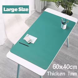 large 23.6 by 15.7 in silicone heat-resistant non-slip table mat