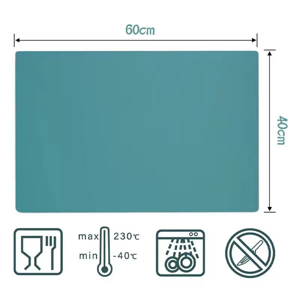 Large 236 By 157 In Silicone HeatResistant NonSlip Table Mat 2