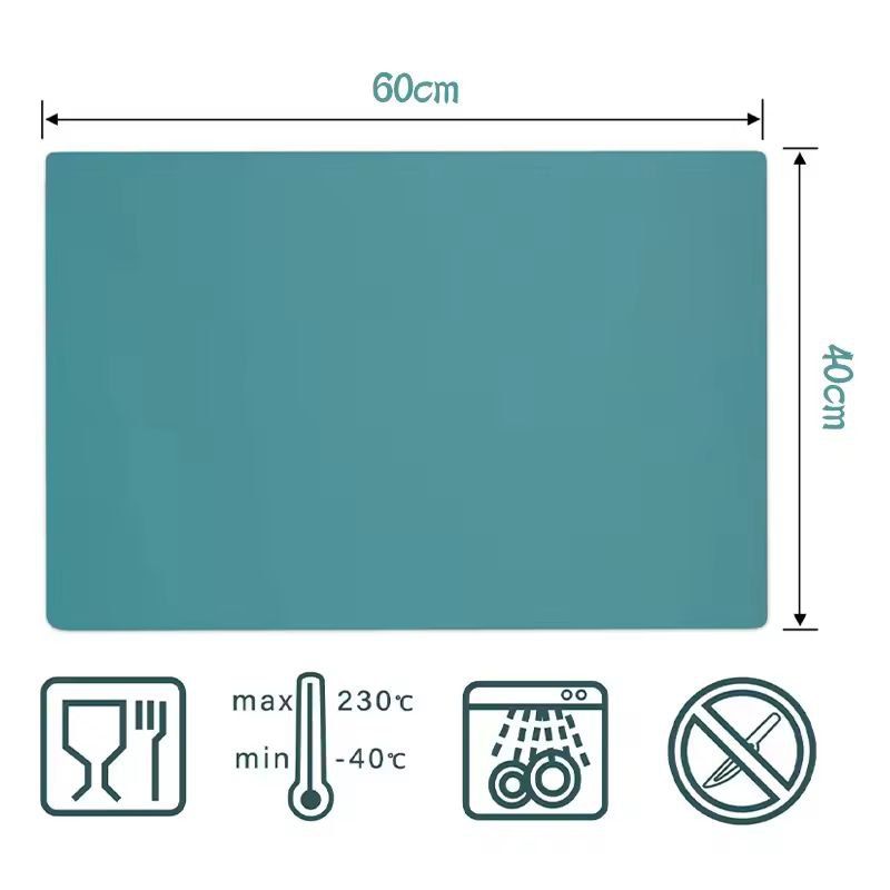 Large 236 By 157 In Silicone HeatResistant NonSlip Table Mat 2