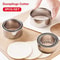 Premium 3Piece Stainless Steel Round Dough Cookie Cutter Set 0