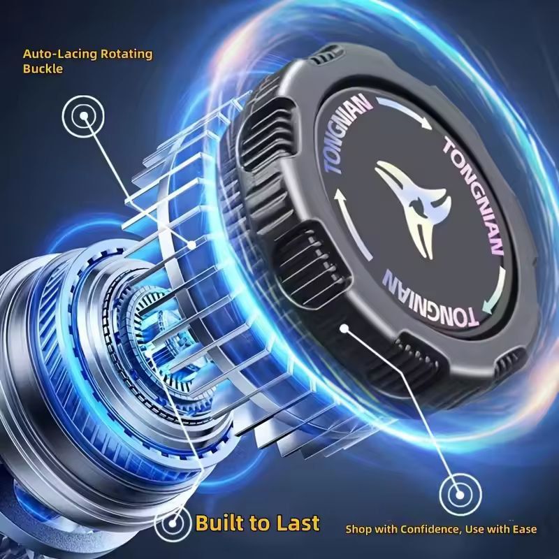 QuickFit NoTie Rotating Lace Set 6Piece Adjustable SlipOn Shoelace Kit For Sports Outdoor Shoes 3