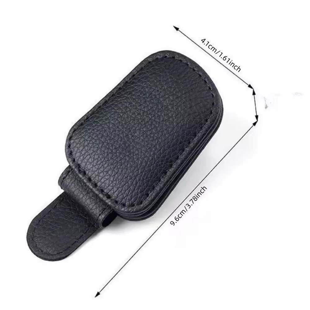 Compact Universal Car Visor Organizer Clip Easy Sunglasses Ticket Holder 1