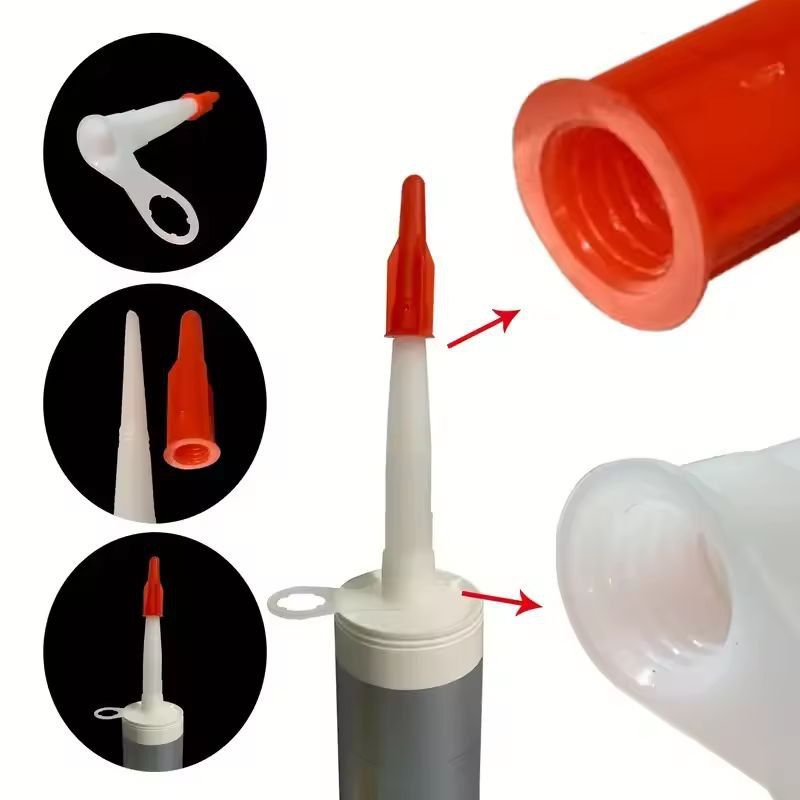 Caulk Saver Pro Nozzle Cap Reusable Sealant Adhesive Preserver 2