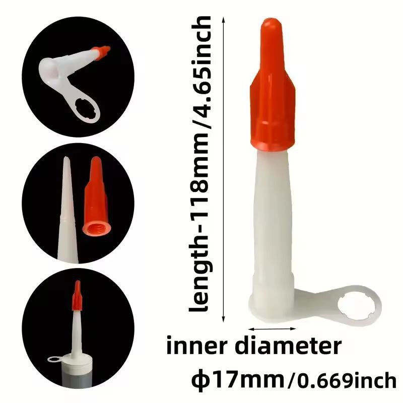 Caulk Saver Pro Nozzle Cap Reusable Sealant Adhesive Preserver 4