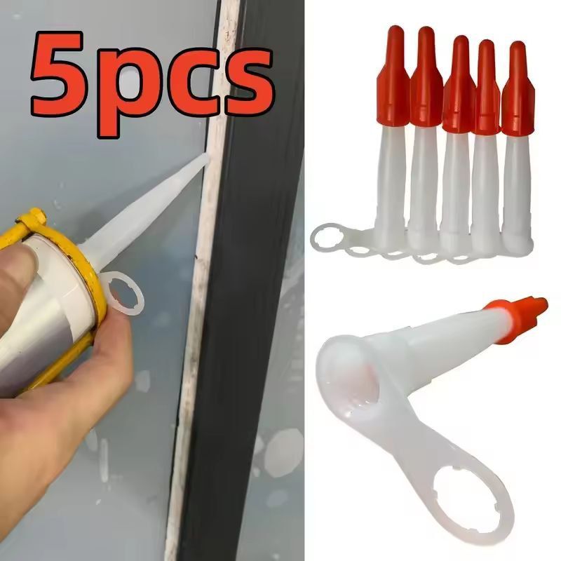Caulk Saver Pro Nozzle Cap Reusable Sealant Adhesive Preserver 5