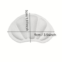 securestep 8-pack self-adhesive heel pads – anti-slip cushions to prevent heel slipping & blisters