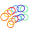 48Pack 15 Mm Colorful Plastic Loose Leaf Rings Versatile Binder Rings For DIY Albums Document Org 5