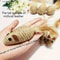 Premium 2Pack Interactive Feather Mouse Cat Chew Toys 5