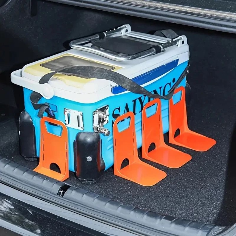 SecureHold Car Trunk Organizer Compact ABS Storage Box For Tidy Stable Cargo 3