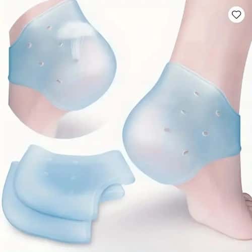 SoftStride Gel Heel Protectors - Washable Silicone Heel Cushions for Daily Comfort & Pain Relief