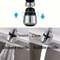 AquaFlex 360 Swivel Faucet Extender DualMode AntiSplash Aerator For Kitchen Bathroom 5
