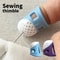 SoftGrip Silicone Sewing Thimble 2Pack AntiSlip Set For Embroidery Craft 0