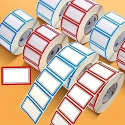 freezer-ready reusable storage labels – 500-pack waterproof & oil-resistant food container stickers