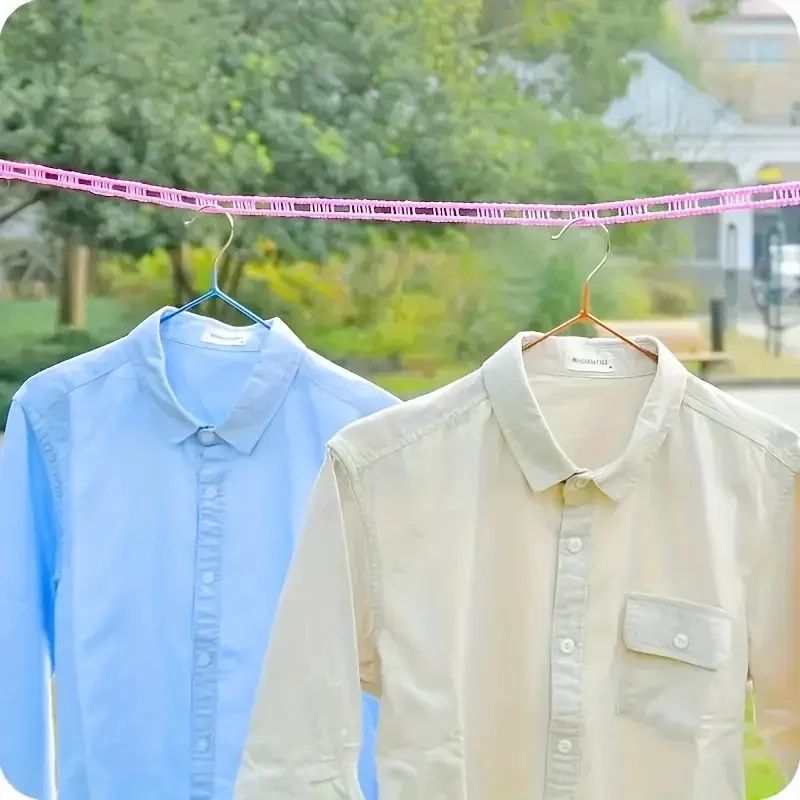 Compact Windproof Retractable Clothesline Portable 5 M Laundry Line For Home Travel Camping 5