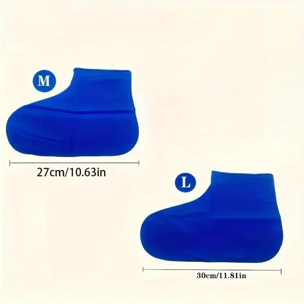 AllWeather HeavyDuty NonSlip Waterproof Shoe Covers 4Pack 2