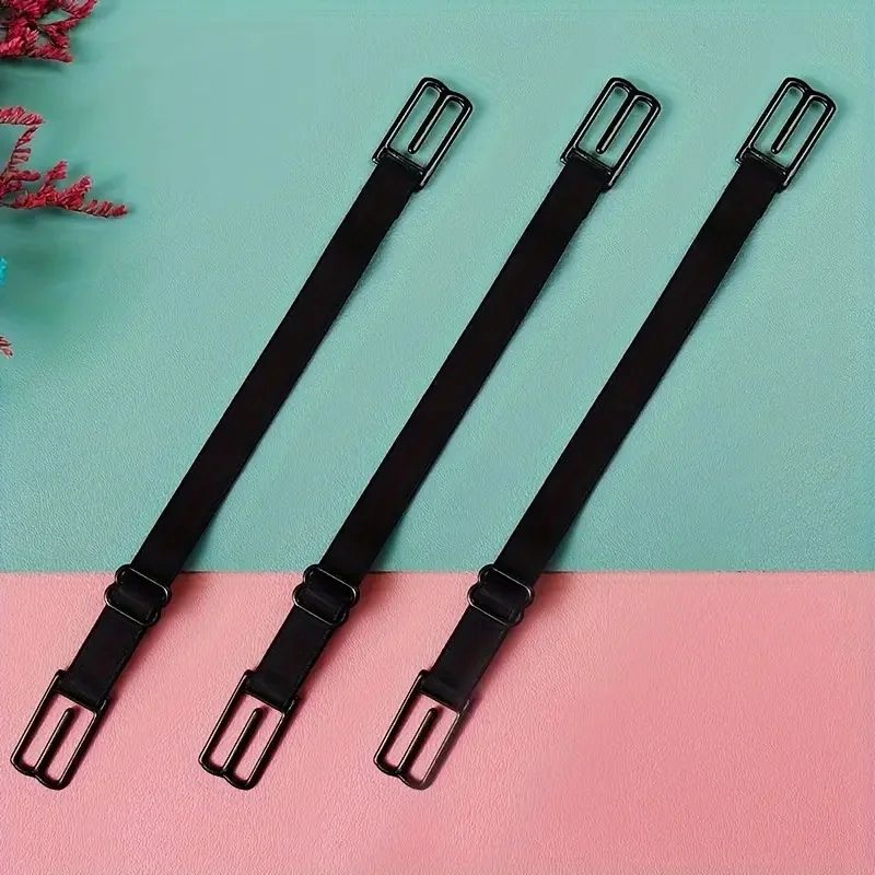 ComfortFit Adjustable Bra Strap Holders AntiSlip NoShow Support Clips 3Pack 1