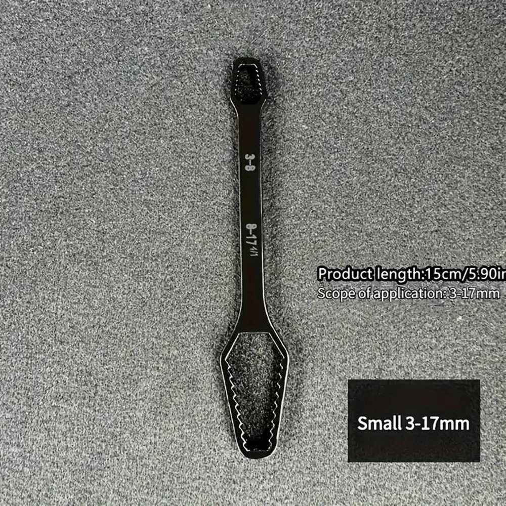 Compact DoubleHead Adjustable Wrench 317 Mm Versatile MultiPurpose Tool 2