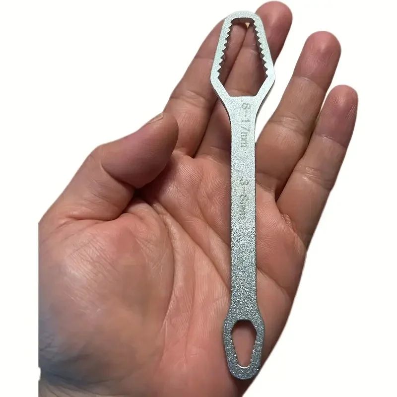 Compact DoubleHead Adjustable Wrench 317 Mm Versatile MultiPurpose Tool 4