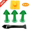 Premium 5Piece Caulking Nozzle Finishing Spatula Kit Smooth Sealant Grout Tool 7